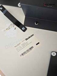 Steelcase Round Table with 2 Boss Design Mars Cantilever Armchairs