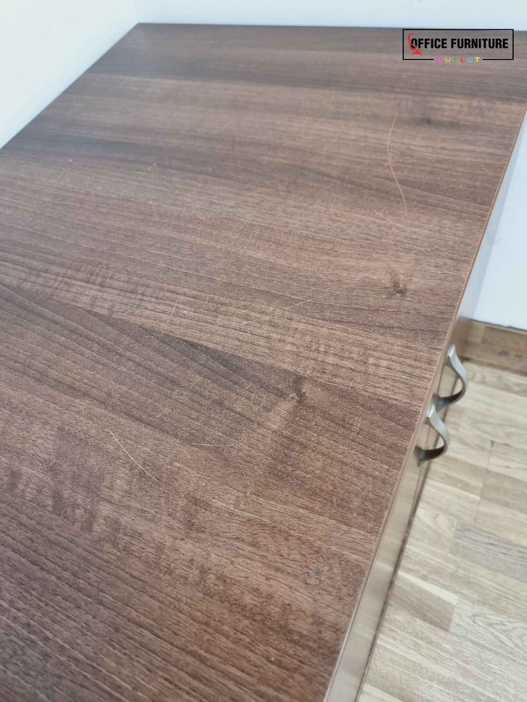 Walnut Low-Level Double Door Cabinet (C)