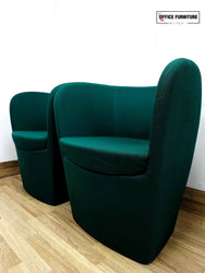 Set of 2 Boss Design Green Tub Chairs