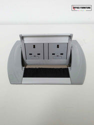 Haworth Flip Top Table (160 × 80 cm) with Power Connection