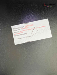 Frovi Scandi Bar Stools – All Black Solid Wood Bar Seating (Set of 2)