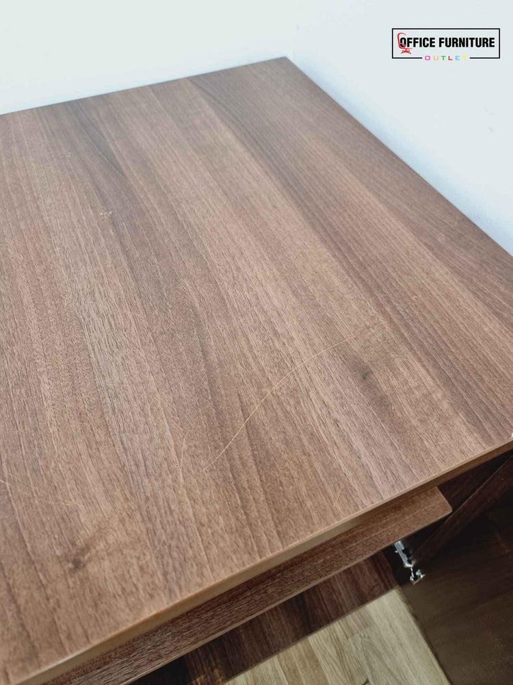 Walnut Low-Level Double Door Cabinet (C)