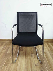 Ten Person Black Glass Boardroom Table with Narbutas Chairs