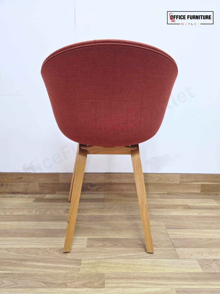 Set of 2 Burnt Orange Tub Chairs