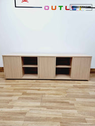 Sand Zebrano Credenza Storage Unit - Brand New