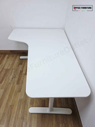 IKEA - All White Corner Desk