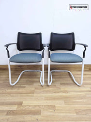 Gresham SJX Cantilever Mesh Back Conference Chairs (Pairs)