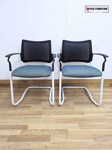 Gresham SJX Cantilever Mesh Back Conference Chairs (Pairs)