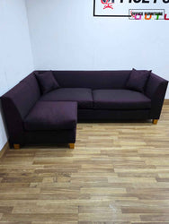 Lyndon Design Corner Sofa - Aubergine