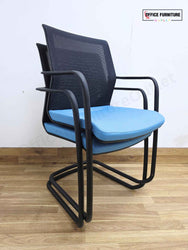 Orangebox WD-CAS Workday Cantilever Armchair / Blue (Pairs)