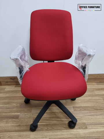 Brand New Red Swivel Chair (SC49)