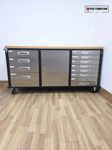 Seville Classics UltraHD Rolling Workbench Cabinet