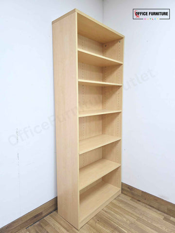 Tall Maple Office Bookcase (ST71)