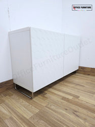 White Double Door Office Storage Cabinet (ST73)