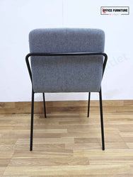 Workstories Sling Upholstered Side Chairs - Set of 2 (Pale Blue)