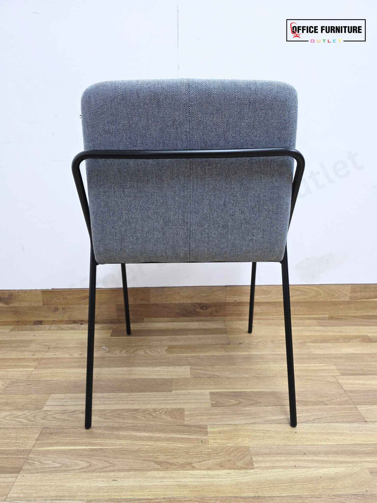 Workstories Sling Upholstered Side Chairs - Set of 2 (Pale Blue)