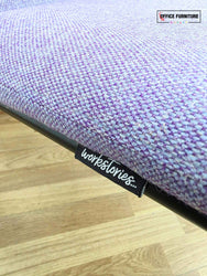 Workstories Sling Upholstered Side Chairs - Set of 2 (Violet)
