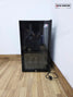 electriQ 98 Litre Drinks Fridge – Black Glass Door