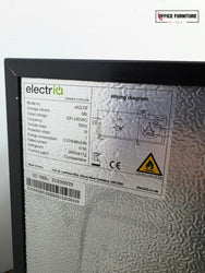 electriQ 98 Litre Drinks Fridge – Black Glass Door