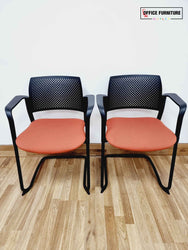Pair Of Torasen KS2A Meeting Room Chairs
