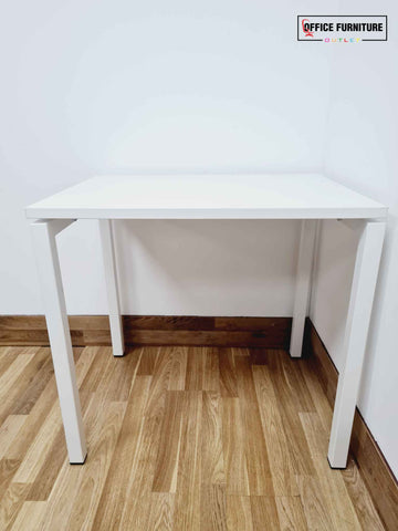 White Straight Desk (80cm X 60cm)