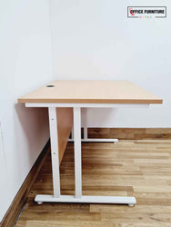 Straight Beech Desk (100cm X 80cm)