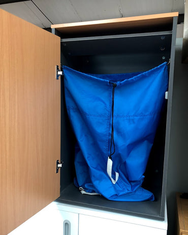 Confidential Waste Cabinet w/ Heavy Duty Sack - Office Furniture Outlet Ltd