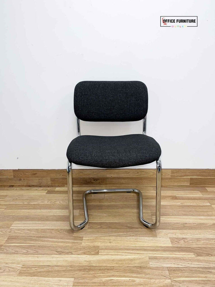 Clipper Cantilever Meeting Room Chair Blue/Charcoal
