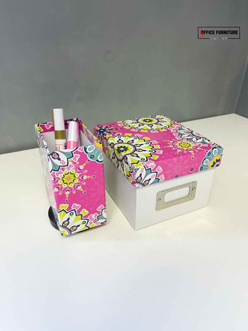 Pen Pot And Stationary Box Set