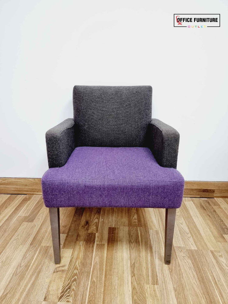 Boss Design Diana Arm Chairs - Purple (Set of 2)