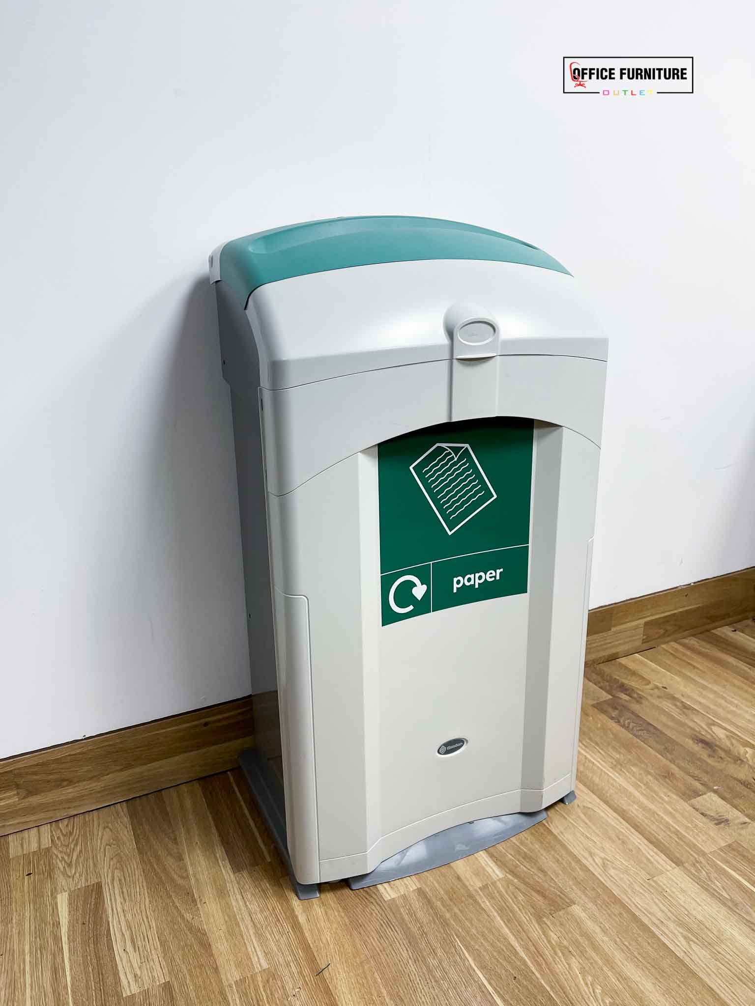 Office Paper Recycling Bins Slimline Recycling Bins With 6 Colour