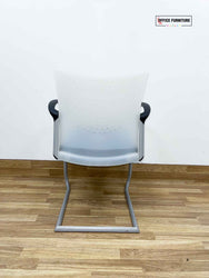 Senator Cantilever Chair in black and white 