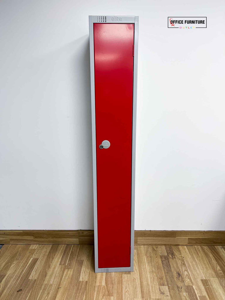 Red Elite Single Door Locker